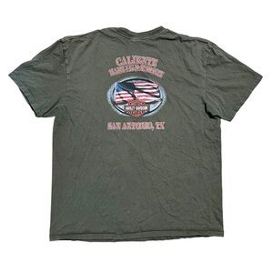 Harley Davidson Caliente San Antonio Texas Pocket Graphic T-Shirt, Men's XL